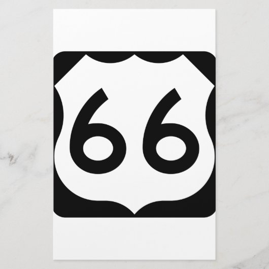 Route 66 briefpapier (Voorkant)