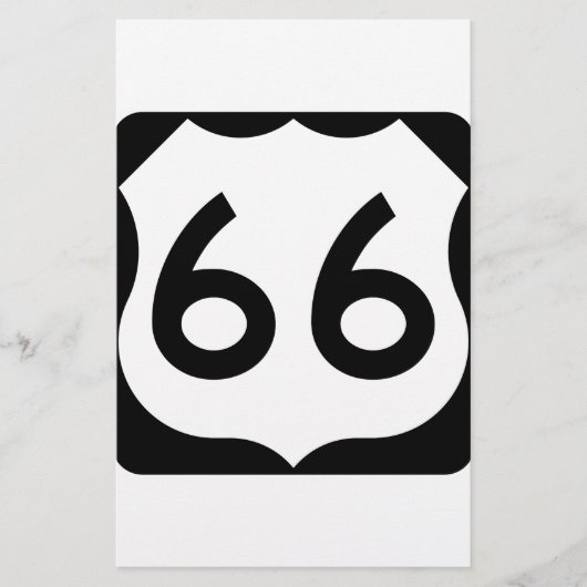 Route 66 briefpapier (Voorkant)