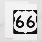 Route 66 briefpapier (Voorkant / Achterkant)