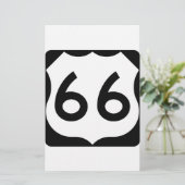 Route 66 briefpapier (Staand voorkant)