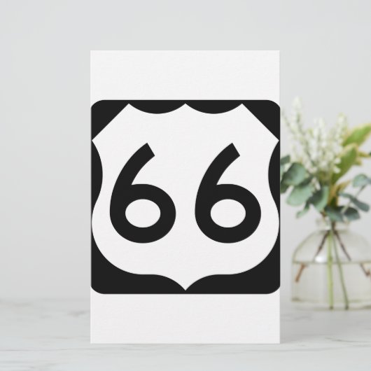 Route 66 briefpapier (Staand voorkant)