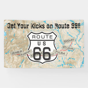 Route 66 buitenbanner spandoek