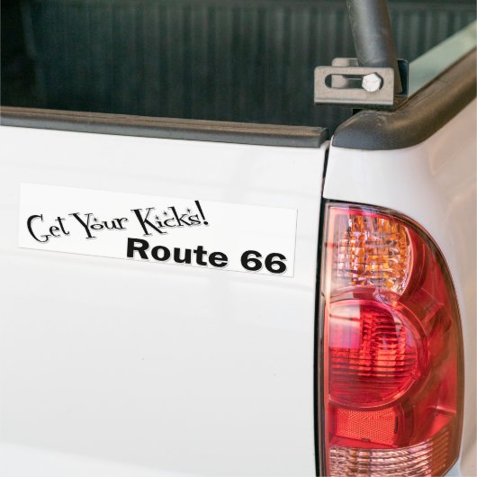 Route 66 Bumpersticker (Op Truck)
