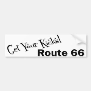 Route 66 Bumpersticker