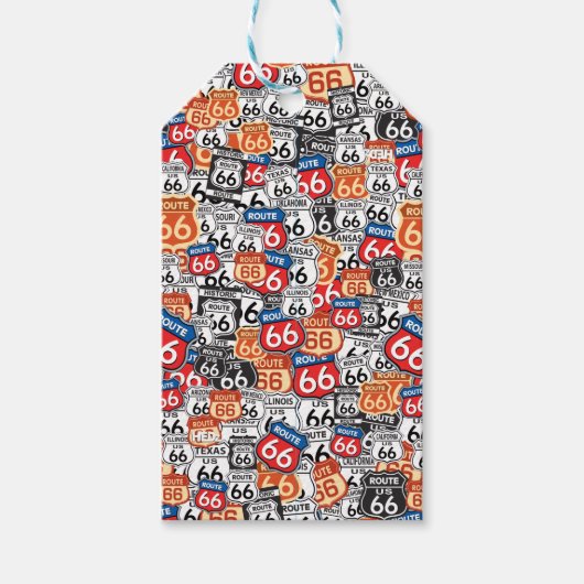 Route 66 cadeaulabel (Voorkant)