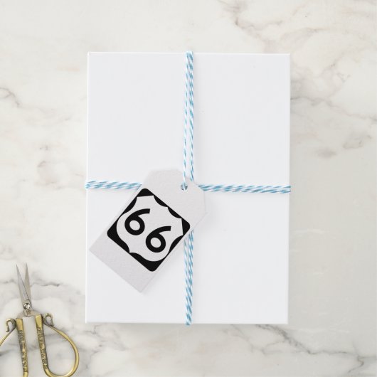 Route 66 cadeaulabel (Met Touw)