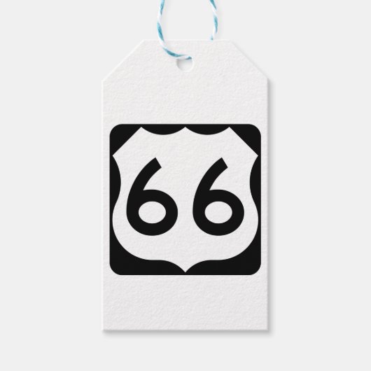 Route 66 cadeaulabel (Voorkant)