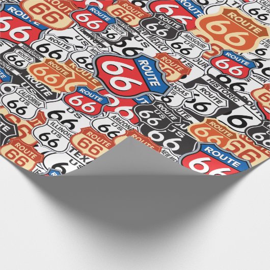 Route 66 cadeaupapier (Hoek)