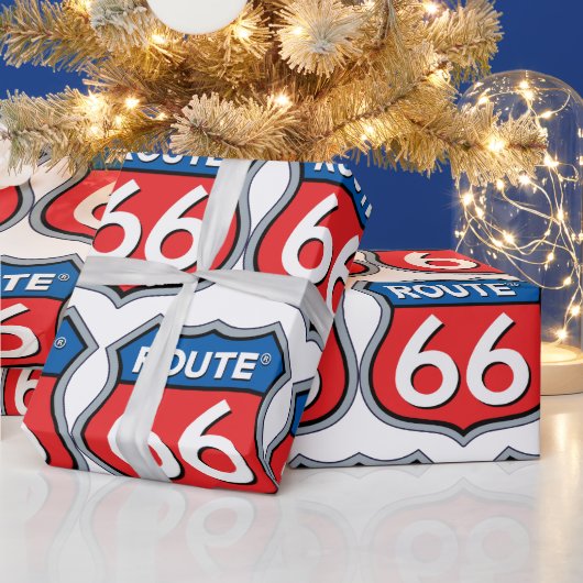Route 66 cadeaupapier (Feestdagen)