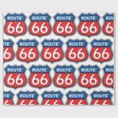 Route 66 cadeaupapier (Vlak)