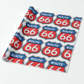 Route 66 cadeaupapier (Uitgerold)