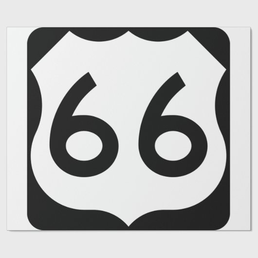 Route 66 cadeaupapier (Vlak)