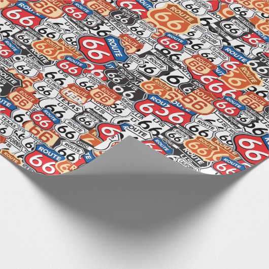 Route 66 cadeaupapier (Hoek)