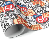 Route 66 cadeaupapier (Rol Hoek)