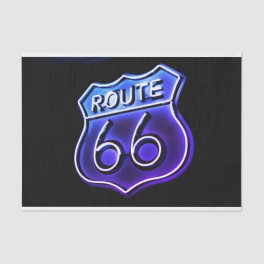 Route 66 Cadeaupapier Tissuepapier (Voorkant)