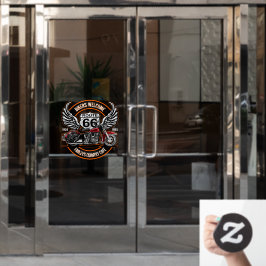 Route 66 Café Garage Gas Station Biker aanpassen Raamsticker