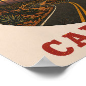 Route 66 California Coastal Sunset Highway Poster (Hoek)