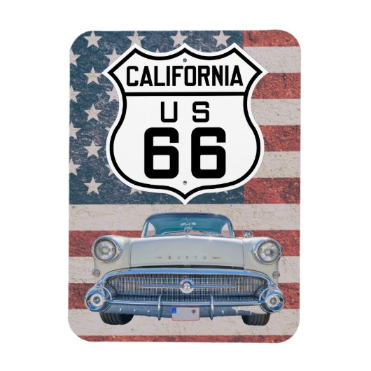 Route 66 California Magnet Magneet (Verticaal)
