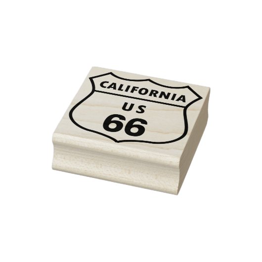 Route 66 Californië Rubberstempel (Stempel)