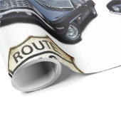 Route 66 Camaro Cadeaupapier (Rol Hoek)