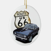 Route 66 Camaro Keramisch Ornament (Rechts)