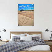 route 66 canvas afdruk (Insitu (Slaapkamer))