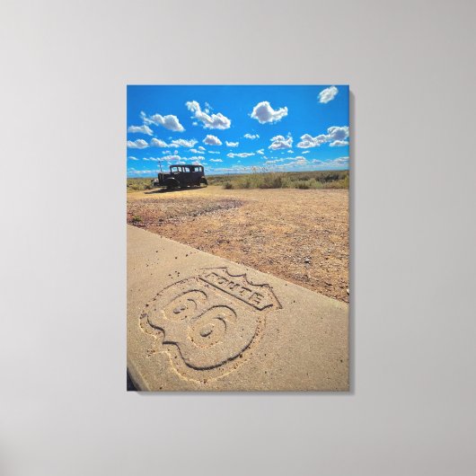 route 66 canvas afdruk (Voorkant)