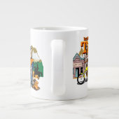 Route 66 Cartoon Giant Coffee Mok (Achterkant)