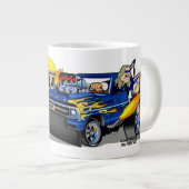 Route 66 Cartoon Giant Coffee Mok (Voorkant rechts)