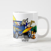 Route 66 Cartoon Grote Koffiekop (Rechts)
