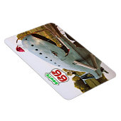 Route 66 Catoosa Blauwe Walvis Kerstmis Santa Hoed Magneet (Rechterzijde)