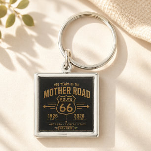 Route 66 Centennial Black Gold Legacy Sleutelhanger