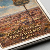 Route 66 Centennial Painted Desert Aandenken Sleutelhanger