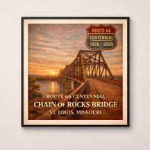 Route 66 Chain of Rocks Brug