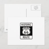 Route 66 Chicago Briefkaart (Voorkant / Achterkant)
