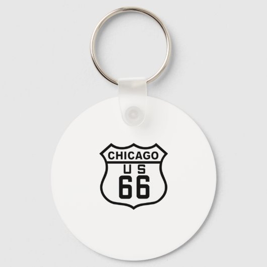 Route 66 Chicago Sleutelhanger (Voorkant)