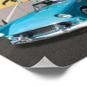 Route 66, Chicago to Santa Monica Poster (Hoek)