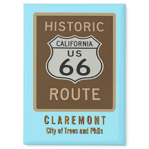 Route 66 Claremont Koelkastmagneet