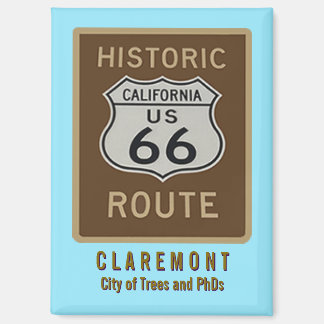 Route 66 Claremont Koelkastmagneet Magneet