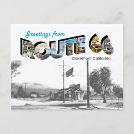 Route 66 Claremont Postcard Briefkaart