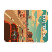 Route 66 Classic Road Trip Amerikaans Magneet (Horizontaal)