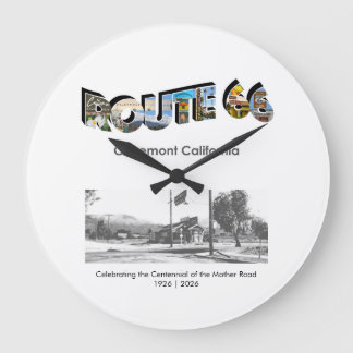 Route 66 Clock Grote Klok