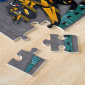 Route 66 Collage License Bord Art Legpuzzel (Zijkant)