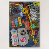 Route 66 Collage License Bord Art Legpuzzel (Verticaal)