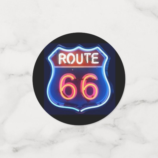 Route 66 confetti (Kleine voorkant)
