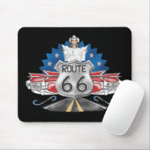 Route 66 Cowgirl Mousepad Muismat (Met muis)