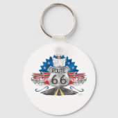 Route 66 Cowgirl Sleutelhanger (Voorkant)