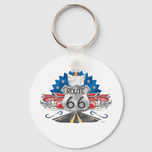 Route 66 Cowgirl Sleutelhanger