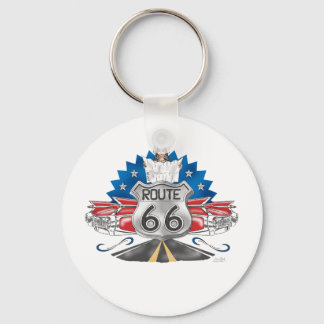 Route 66 Cowgirl Sleutelhanger