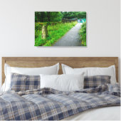 Route 66 Cycleway, Brearley Canvas Afdruk (Insitu (Slaapkamer))